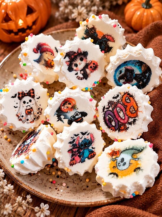 Vaniļas bezē HELLOWEEN